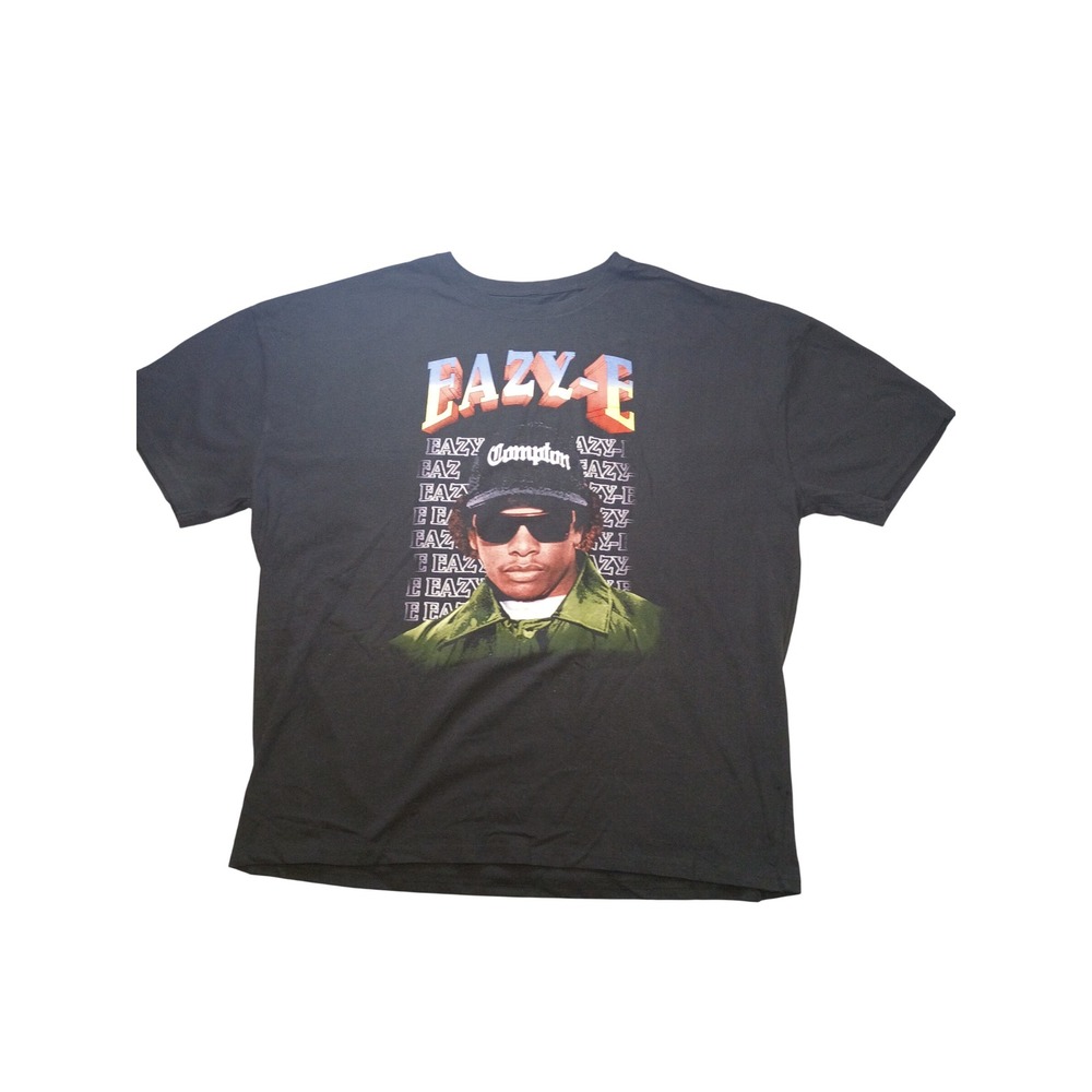 Eazy-E Ruthless Records Graphic‎ T-Shirt Mens XL Black Hip Hop Rap Tee EAZ128423